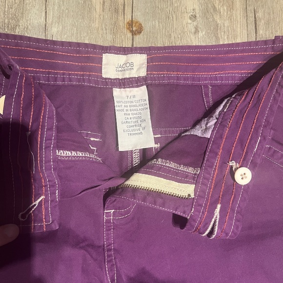 Women's Purple Jeans - Picture 4 of 4
